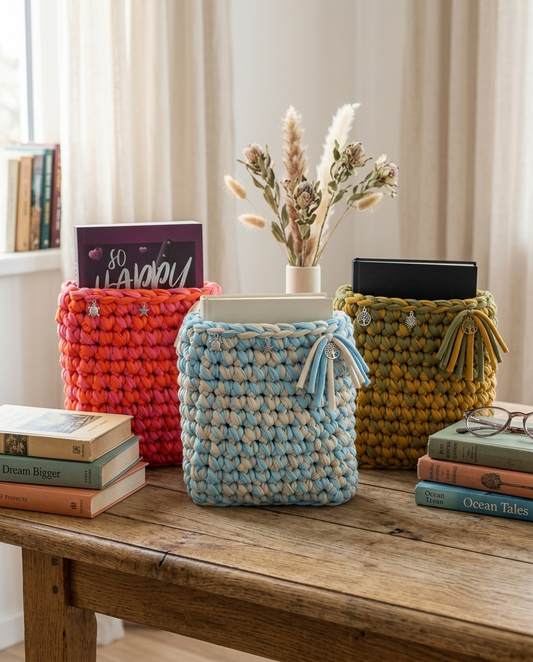 Book Sleeve Artigianale all’Uncinetto